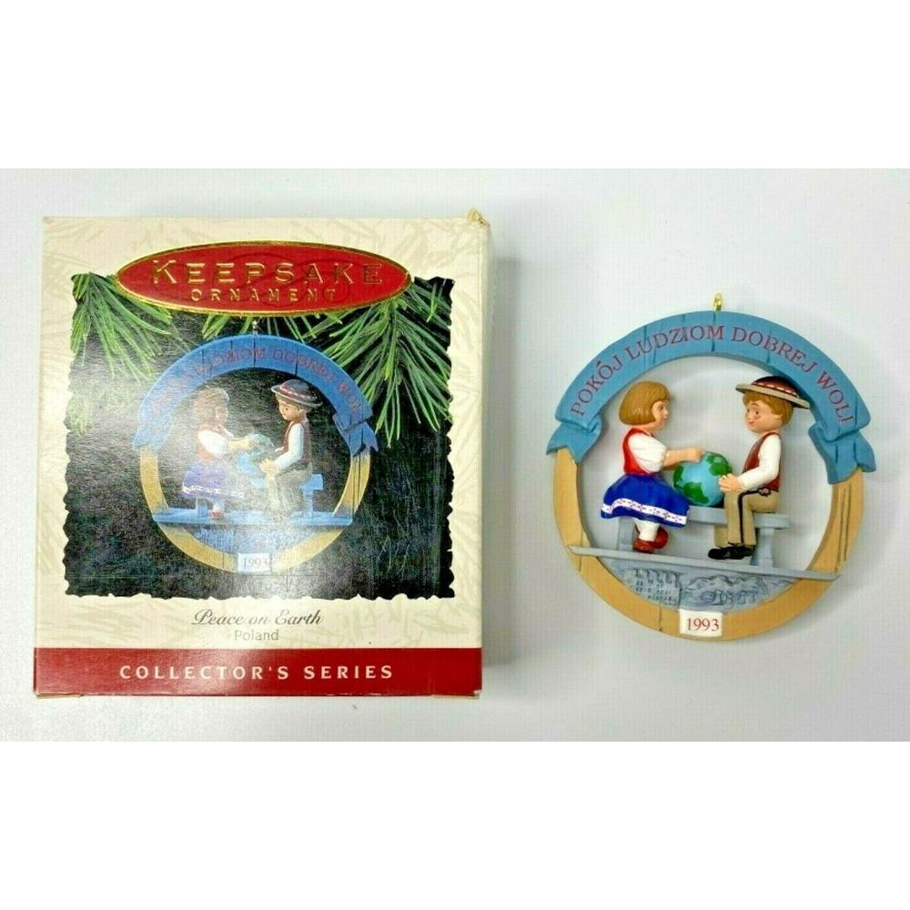 1993 Hallmark Peace On Earth Poland Collector's Series U37‎
